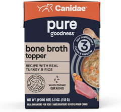 CANIDAE Pure Bone Broth Topper with Real Turkey & Rice Wet Dog Food