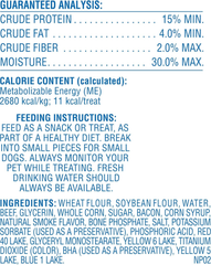 Canine Carry Outs Bacon Flavor Dog Treats