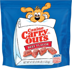 Canine Carry Outs Beef Flavor Dog Treats