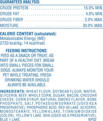 Canine Carry Outs Bacon & Cheese Flavor Dog Treats