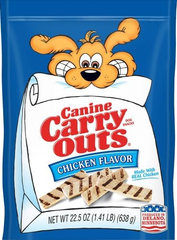 Canine Carry Outs Chicken Flavor Dog Treats
