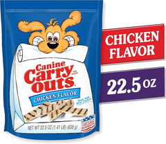 Canine Carry Outs Chicken Flavor Dog Treats
