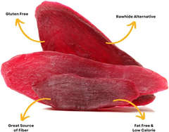 Canine Caviar Healthy Dog Treats - Purple Sweet Potato Dog Treats, Rawhide Free and Gluten Free Dog Training Treats for All Breeds and Sizes