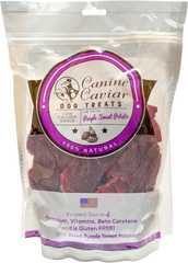 Canine Caviar Healthy Dog Treats - Purple Sweet Potato Dog Treats, Rawhide Free and Gluten Free Dog Training Treats for All Breeds and Sizes