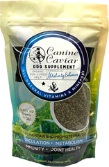 Dried Kelp Powder for Dogs - Canine Caviar Organic Norwegian Dried Kelp Supplement Powder to Improve Teeth and Gums, Circulation, Metabolism, and Joint Health, Dog Supplement