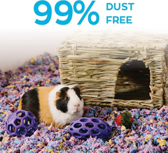 Carefresh 99% Dust-Free Confetti Natural Paper Small Pet Bedding with Odor Control