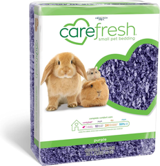Carefresh 99% Dust-Free Playful Purple Natural Paper Small Pet Bedding with Odor Control