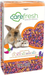 carefresh Dust-Free Beach Party Natural Paper Small Pet Bedding with Odor Control