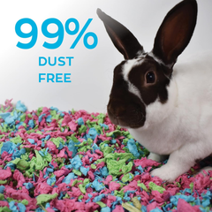 carefresh 99% Dust-Free Tutti Frutti Natural Paper Small Pet Bedding with Odor Control
