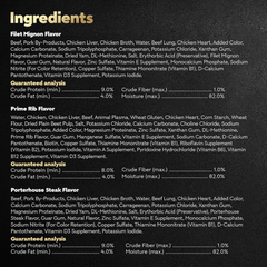 CESAR Adult Soft Wet Dog Food Steak Lovers Variety Pack with Real Meat, (36) 3.5 oz. Trays