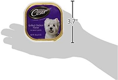 CESAR Adult Soft Wet Dog Food Classic Loaf in Sauce, Grilled Chicken Flavor