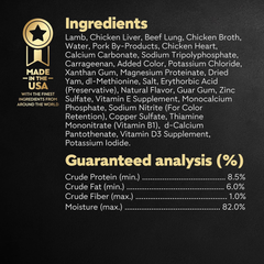 CESAR Adult Soft Wet Dog Food Classic Loaf in Sauce, Lamb Recipe