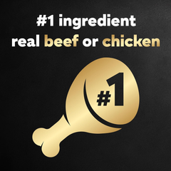 CESAR Adult Wet Dog Food Classic Loaf in Sauce Beef Recipe, Filet Mignon, Grilled Chicken and Porterhouse Steak Variety Pack, Easy Peel Trays