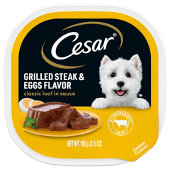 Cesar Pet Food Dog Food, Sunrise Grill/Steak and Eggs