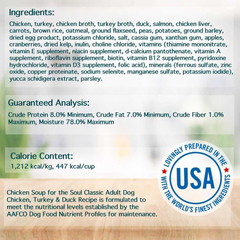 Chicken Soup for The Soul Pet Food - Classic Wet Dog FoodSoy Free, Corn Free, Wheat Free | Dry Dog Food Made with Real Ingredients No Artificial Flavors or Preservatives