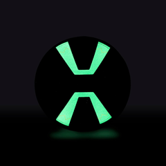 Chuckit! Max Glow Paraflight Flying Disc Dog Toy - Water Floating Flyer - Durable Nylon Construction with Soft Rubber Edges - For Medium and Large Dogs