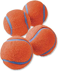 Chuckit! Dog Tennis Ball Dog Toy, for dogs 20-60 lbs, Pack of 4