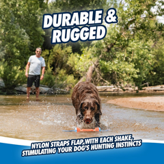 Chuckit! Rugged Bumper Dog Toy - Durable Fetch Stick with TPR Ridges for Easy Grip - Tug-of-War Toy for Medium and Large Dogs - Floats in Water