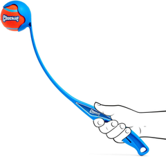 Chuckit! Dog Ball Launcher - Junior 18", Dog Fetch Ball Thrower, For Dogs 20-60 Pounds, Made in USA