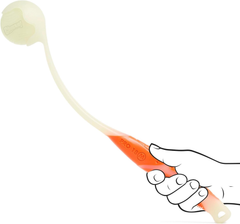 Chuckit Pro Fetch Toy Ball Launcher For Dogs; Compatible With Any Chuckit! 18 Inch + Max Glow Ball