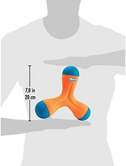 Chuckit! Amphibious Tri-Bumper Fetch Dog Toy, Black