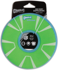 Chuckit! Max Glow Zipflight Flying Disc Dog Toy