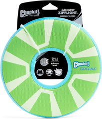 Chuckit! Max Glow Zipflight Flying Disc Dog Toy