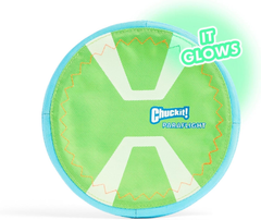 Chuckit! Max Glow Paraflight Flying Disc Dog Toy