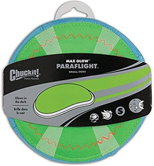Chuckit! Max Glow Paraflight Flying Disc Dog Toy