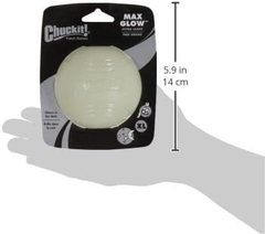 Chuckit! Glow in the Dark Bouncy Balls - Ball for Dogs, Chuckit Dog Toy, Max Glow Balls
