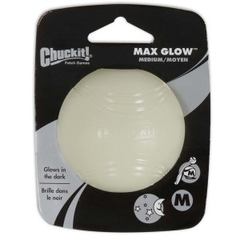 Chuckit! Glow in the Dark Bouncy Balls - Ball for Dogs, Chuckit Dog Toy, Max Glow Balls