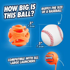 Chuckit! Air Fetch Ball Dog Toy - For Dogs 60-100 lbs - Bouncy and Durable - Hollow Design