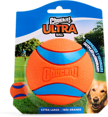 Chuckit! Ultra Ball Dog Toy - For Dogs 100+ lbs - Made from Durable Rubber - Super Bouncy - Floats in Water