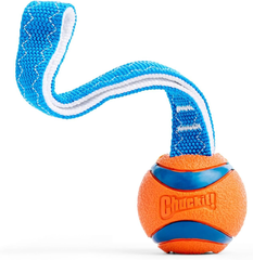 Chuckit! Ultra Tug Dog Toy, Fetch and Dog Ball Tug Toy for Dogs 0-20 Pounds