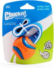 Chuckit! Ultra Tug Dog Toy, Fetch and Dog Ball Tug Toy for Dogs 0-20 Pounds