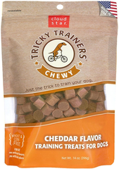 Cloud Star Tricky Trainers Chewy Dog Treats - Cheddar Flavor