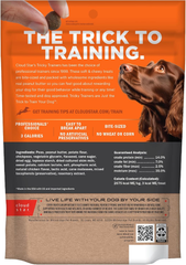 Cloud Star Tricky Trainers Soft & Chewy Dog Training Treats Pouch, Peanut Butter Flavor, Grain-Free Low Calorie Behavior Aid with 310 treats