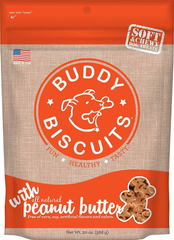 Buddy Biscuit Softies, Soft & Chewy, Natural Peanut Butter Flavor Dog Treats, Oven Baked in the USA