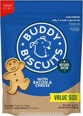 Buddy Biscuits Oven-Baked, Healthy Whole-Grain, Crunchy Treats for Dogs