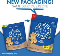 Buddy Biscuits Oven-Baked, Healthy Whole-Grain, Crunchy Treats for Dogs