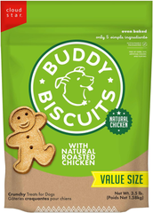 Buddy Biscuits Bag of Crunchy Dog Treats Made with Roasted Chicken