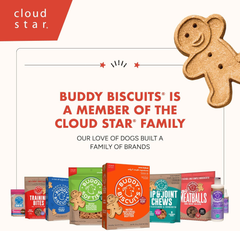 Buddy Biscuits Box of Crunchy Dog Treats Made with Bacon & Cheese