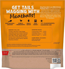 Cloud Star Wag More Bark Less Grain Free Meatball Bites, BBQ Chicken Recipe