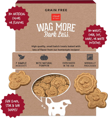 Cloud Star Wag More Bark Less Crunchy Grain Free Dog Treats, Pumpkin
