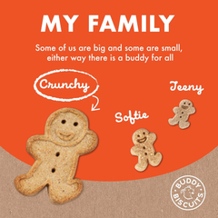 Buddy Biscuits of Grain-Free Crunchy Dog Treats Made with Natural Peanut Butter