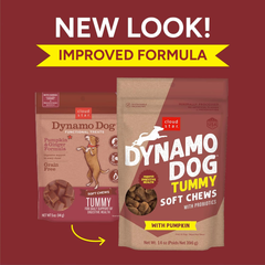 Cloud Star Dynamo Dog Tummy Treats – Soft & Chewy Probiotics Support for Dogs