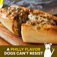 Cloud Star Wag More Bark Less Jerky: Philly Cheesesteak Beef