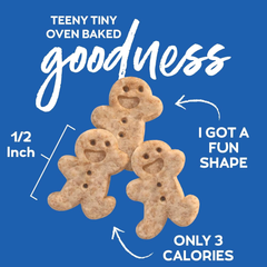 Buddy Biscuits Box Teeny Crunchy Dog Treats Made with Bacon & Cheese