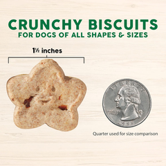 Cloud Star Wag More Bark Less - Dog Treats - Crunchy Biscuits - Grain Free Chicken & Sweet Potato