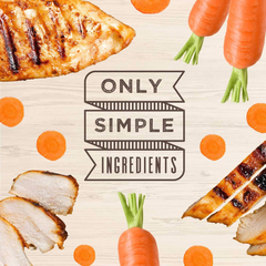 Cloud Star Wag More Bark Less - Dog Treats - Crunchy Biscuits - Grain Free Chicken & Sweet Potato